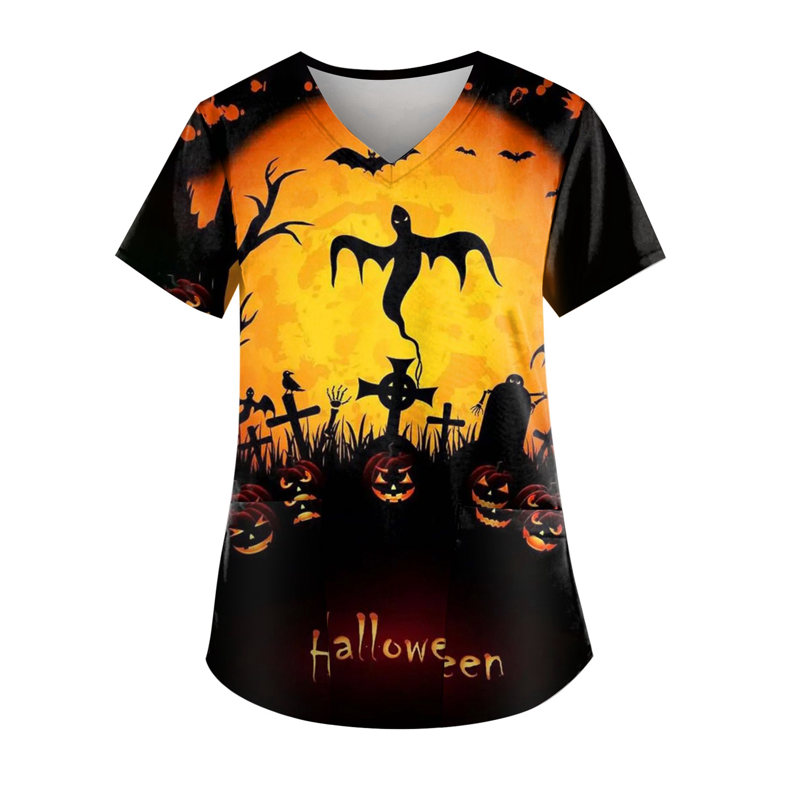 3D Printing For Medical - Halloween Bat Patroon T-shirt Dames 3D