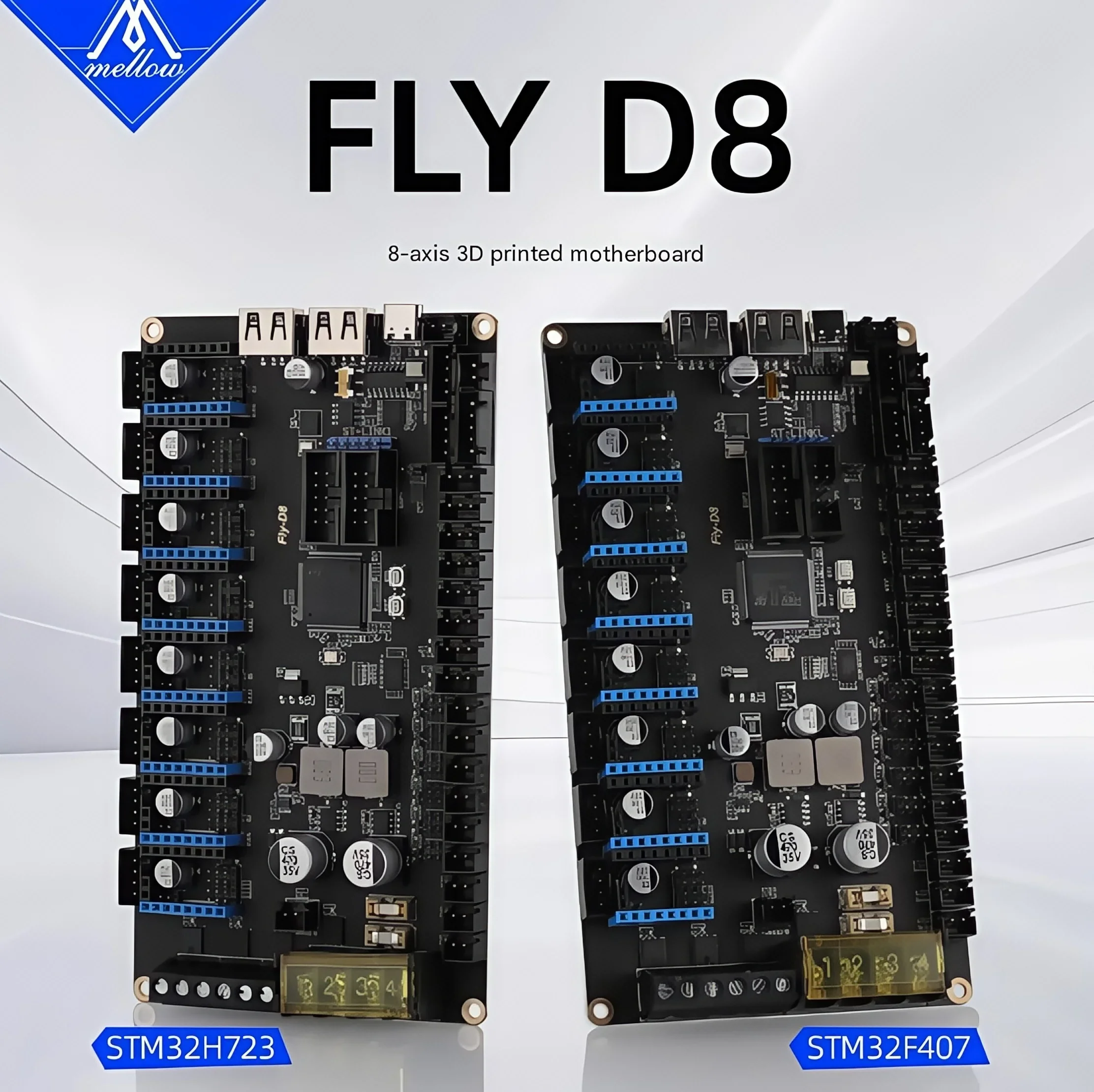Motherboard 3D Printer - Mellow Fly 3D D8 8-assige moederbord