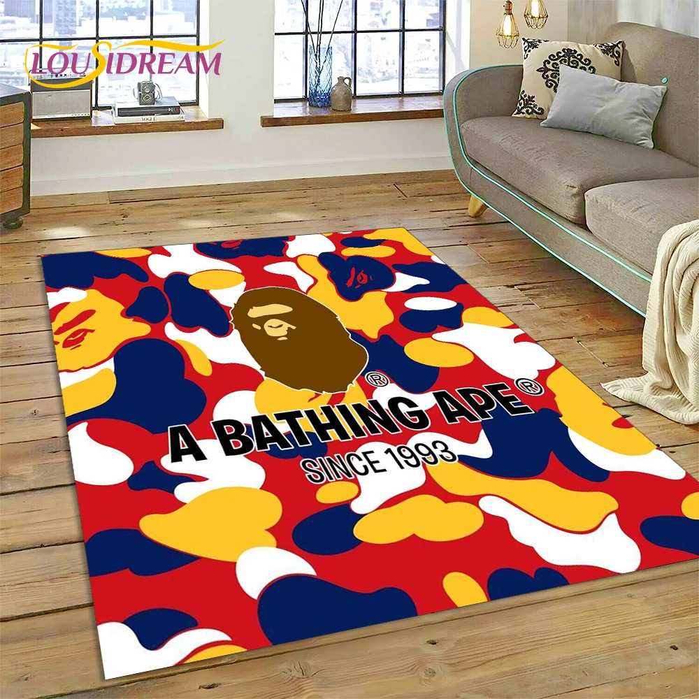 3D Printing Software - 3D-printen B-BAPE mode-tapijt voor slaapkamer, woonkamer,