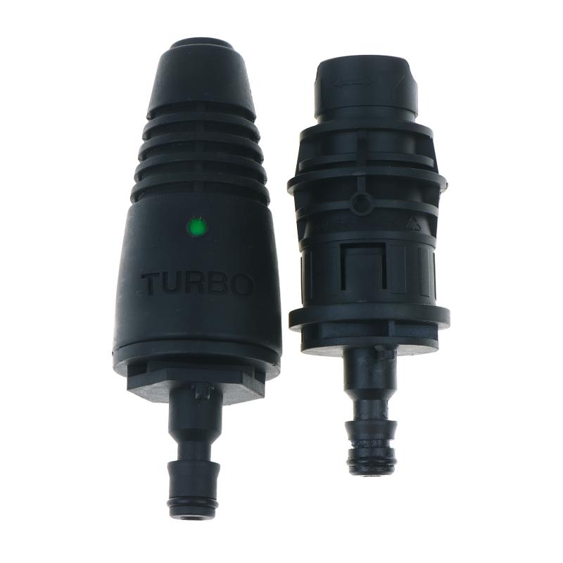 Nozzle Cleaning Kit - Hogedruk roterende turbo-nozzle autowasser snelkoppeling adapter