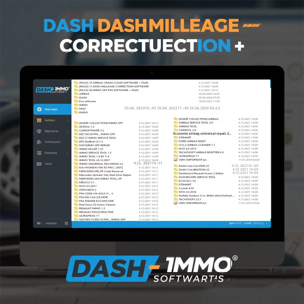 3D Printing Software - 32GB Volledige Softwarepakket Kilometerstandcorrectie Airbag Crash