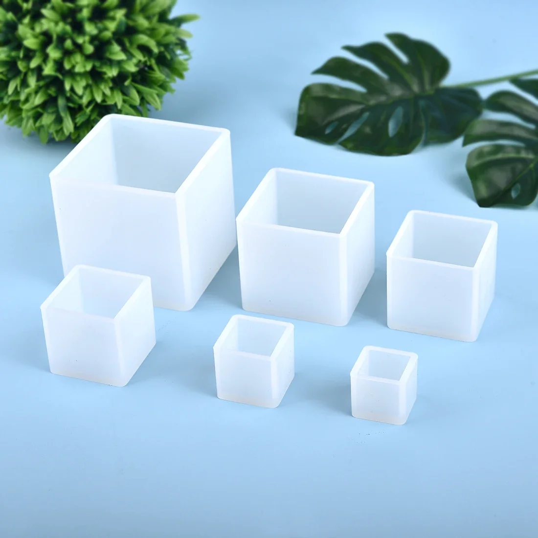 3D Printing Epoxy Resin - Hars siliconen mal 3D kubus gietvormen