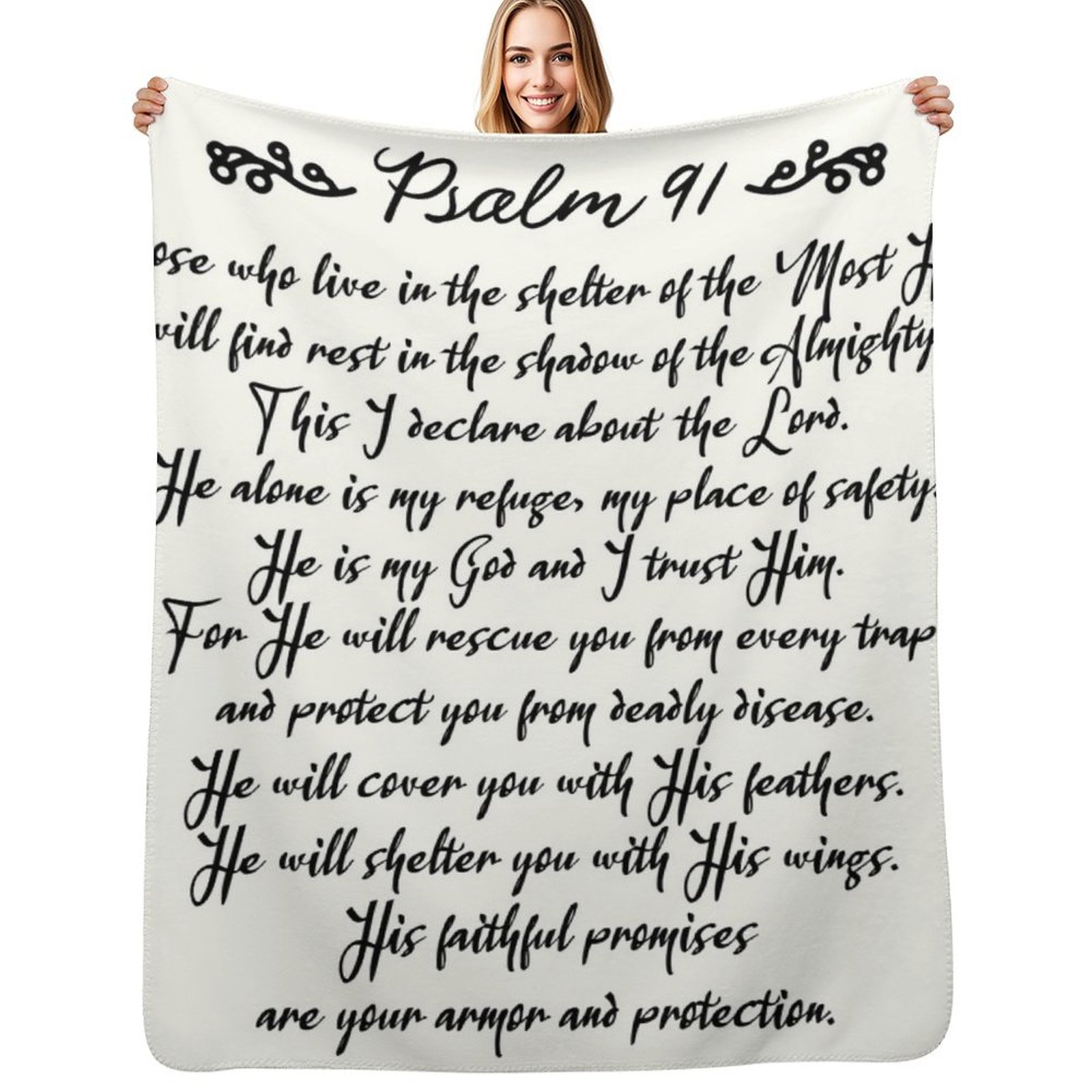 3D Printing Verse - Psalm 91 | Christelijk inspirerend Bijbelvers