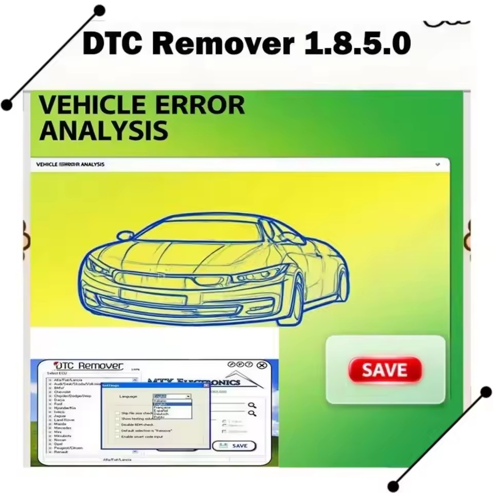 3D Printing Software - MTX DTC Remover 1.8.5.0 ECU-foutcode verwijderingssoftware