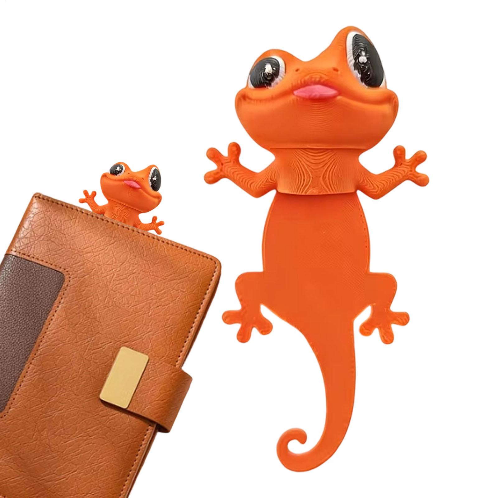 3D Printing Journal - Dierenbladwijzers 3D-print Gecko Paginamarkering Leuke bladwijzers