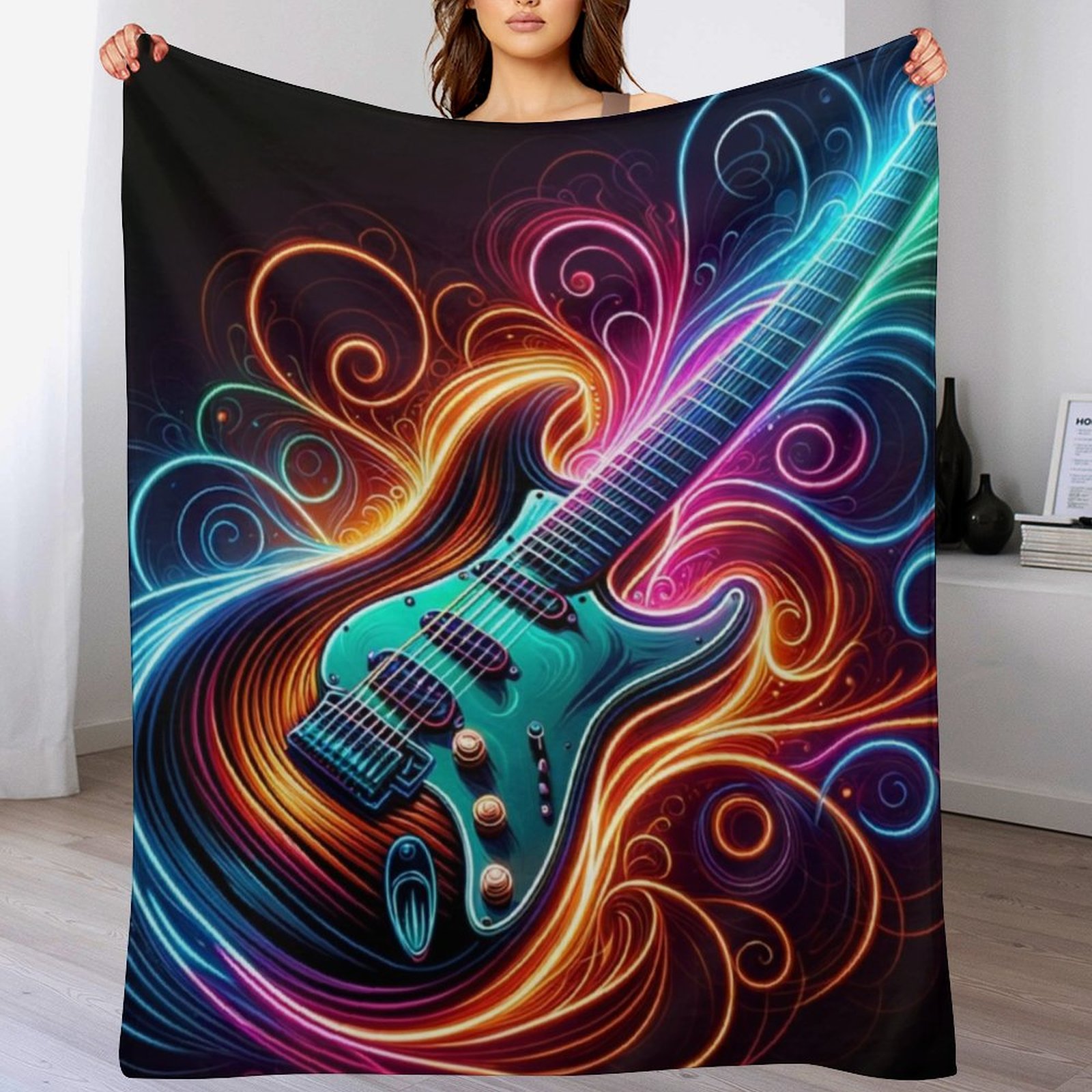 3D Printing Guitar - Neon Groove - Elektrische Gitaar Vibes