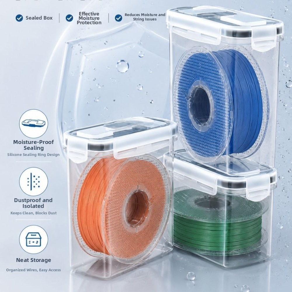 3D Printing For Medical - Transparante filamentcontainer Stofdichte, luchtdichte 3D-printcontainer Vochtbestendige