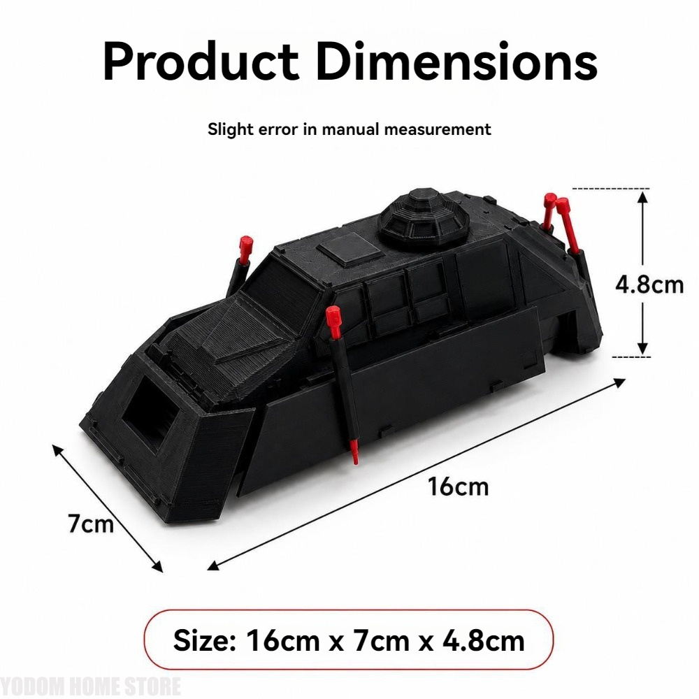 3D Printing Gif - 3D-geprint Tiv2 inzetbaar tornado-interceptievoertuig 2 statisch