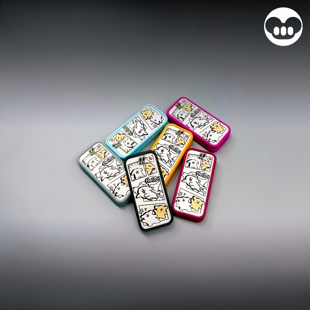 3D Printing Card - Pokejoy EDC Line Puppy 3D-geprint segmentbaan