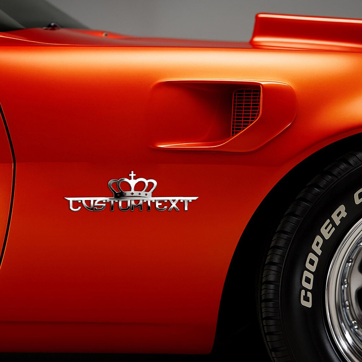 Klassieke Crown Creative Font  - 3D Printing Car recensie en prijs