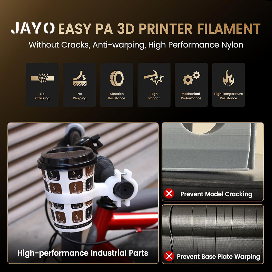 JAYO Easy PA-filament 1,75 mm  - 3D Printing Fdm recensie en prijs