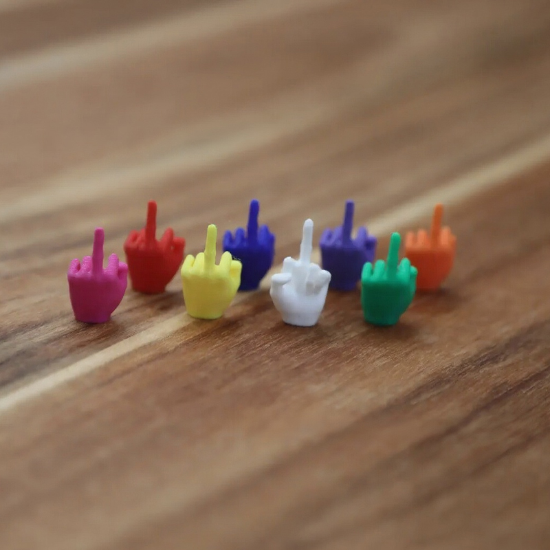 3D-geprint middelvinger handge - 3D Printing Gif recensie en prijs