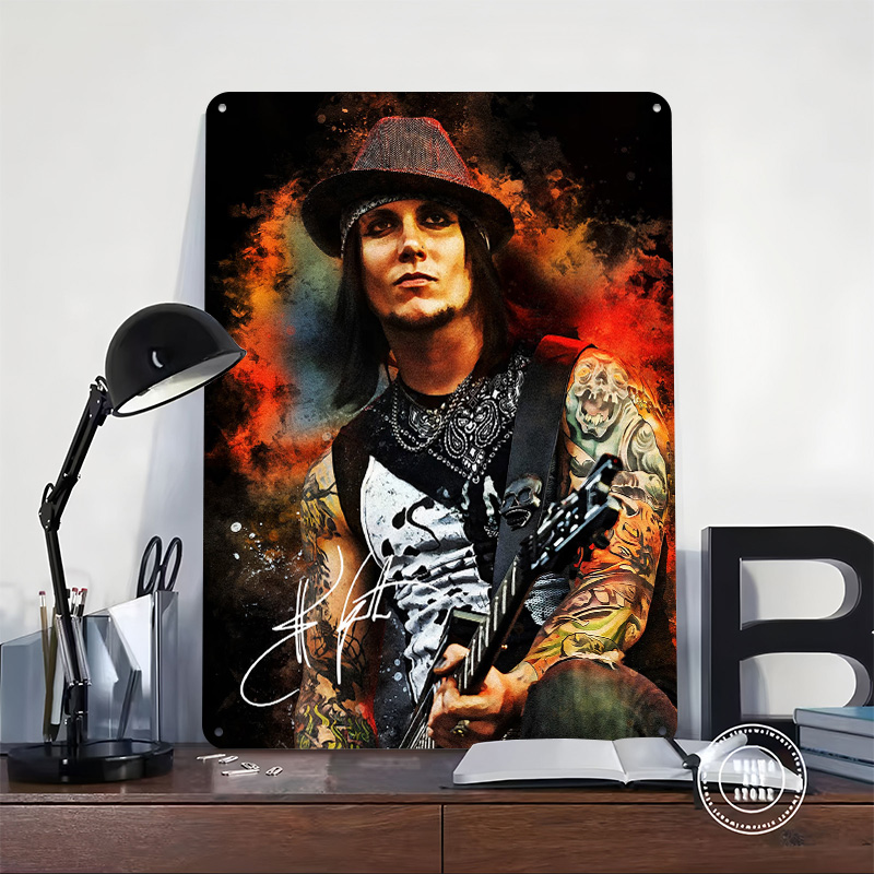 Synyster Gates Portret met Git - 3D Printing Guitar recensie en prijs