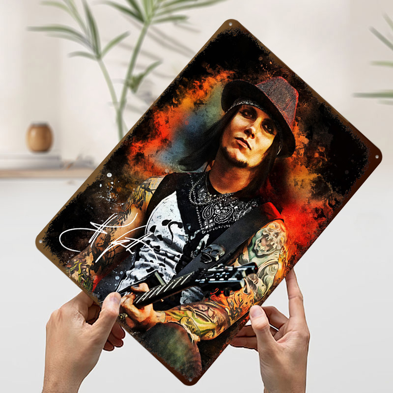 Synyster Gates Portret met Git - 3D Printing Guitar recensie en prijs