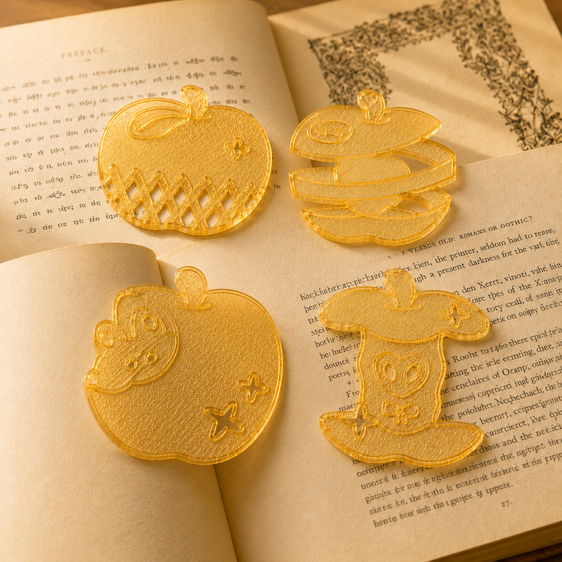 4 stks/set schattige Apple-bla - 3D Printing Journal recensie en prijs