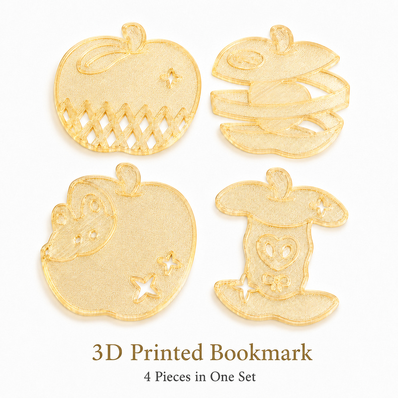 4 stks/set schattige Apple-bla - 3D Printing Journal recensie en prijs