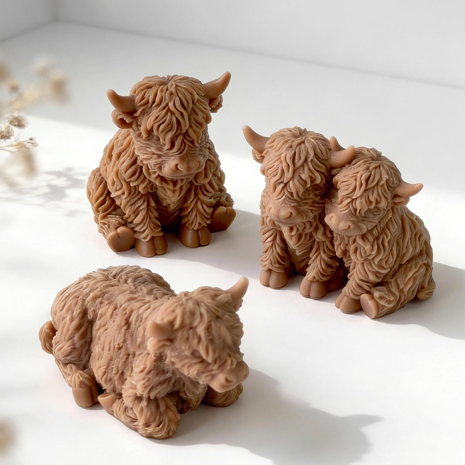 Highland Cow siliconen mal her - 3D Printing Epoxy Resin recensie en prijs