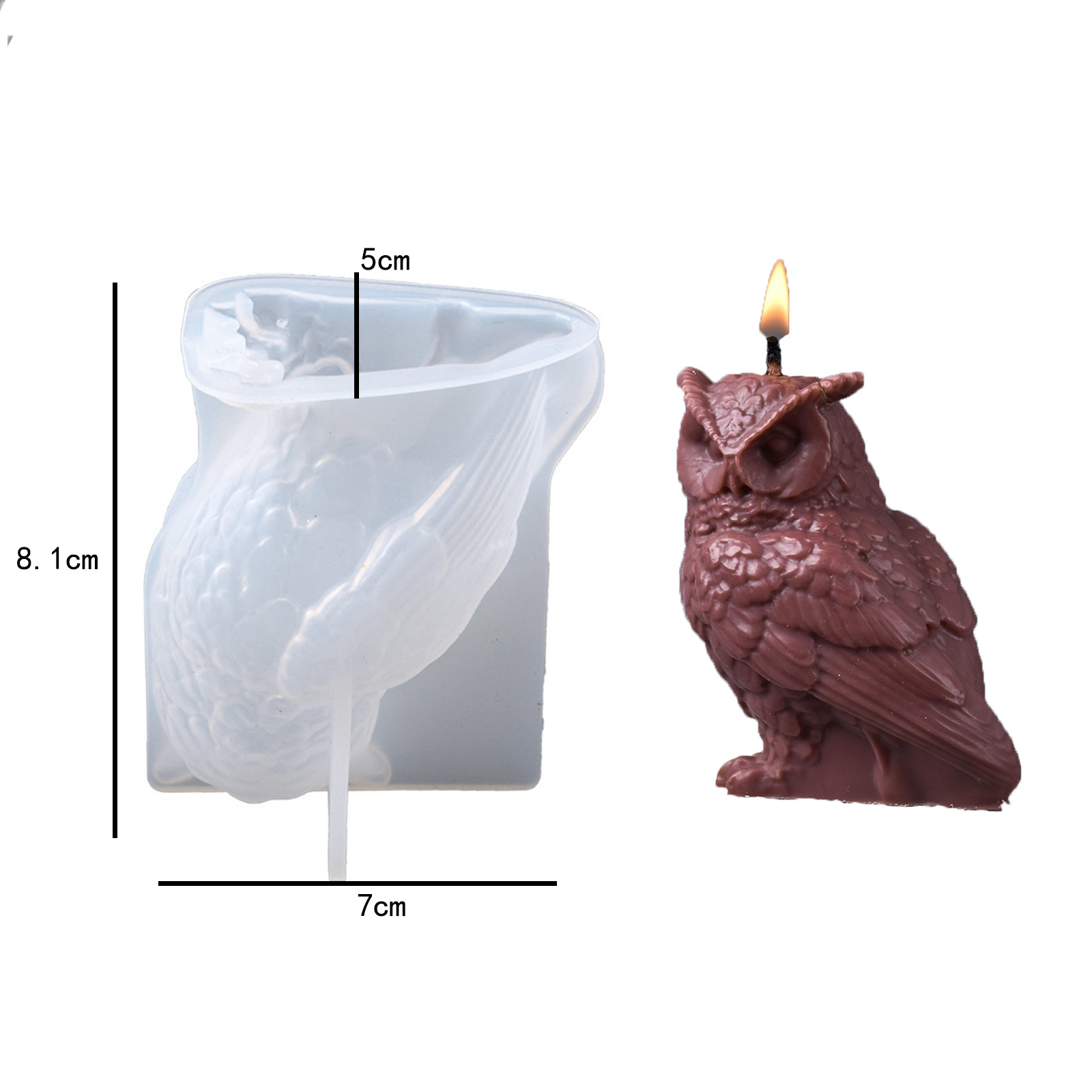 3D Leuke Staande Uil Aromather - 3D Printing Epoxy Resin recensie en prijs