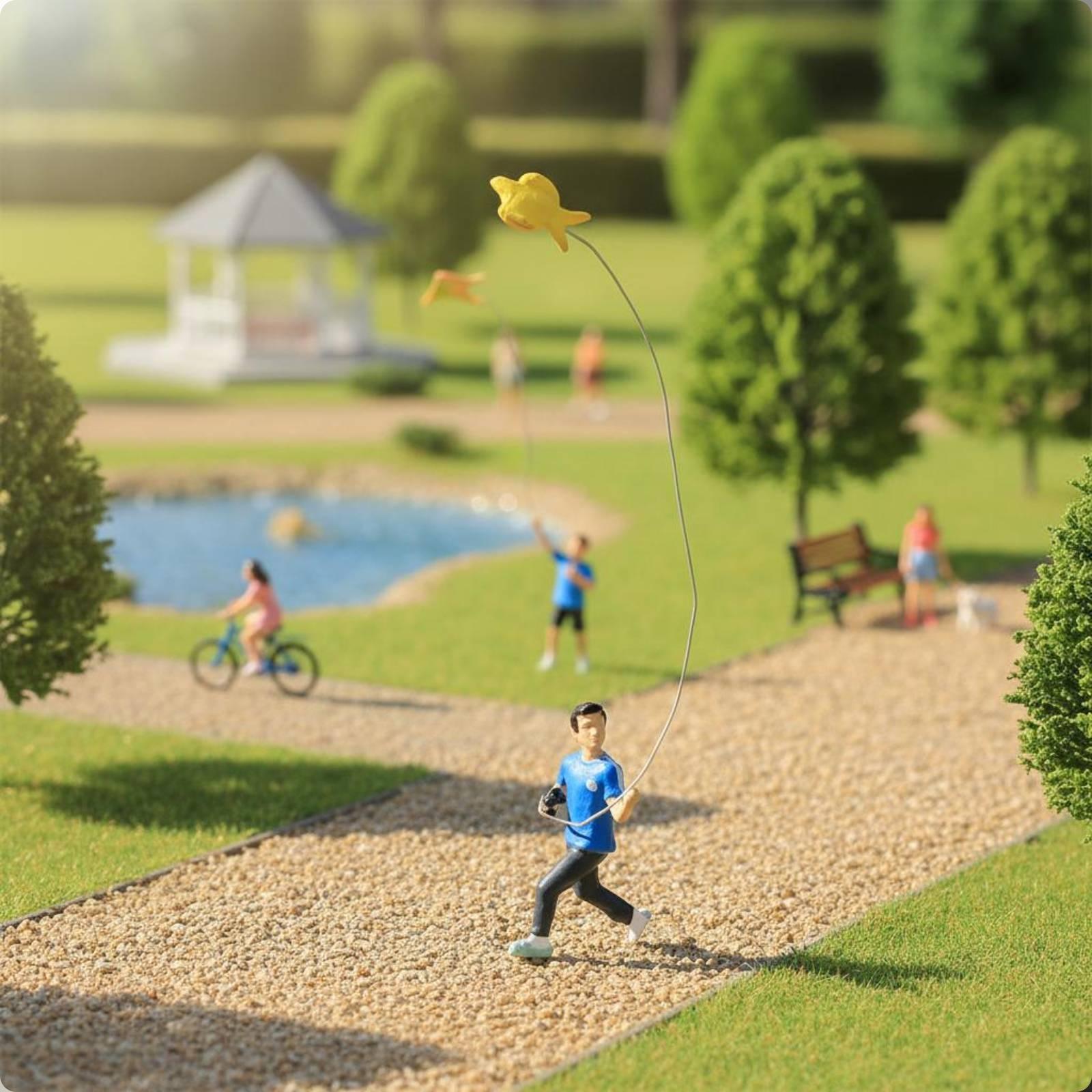 Parkscène figuur 3D-geprinte d - 3D Printing Model Free recensie en prijs