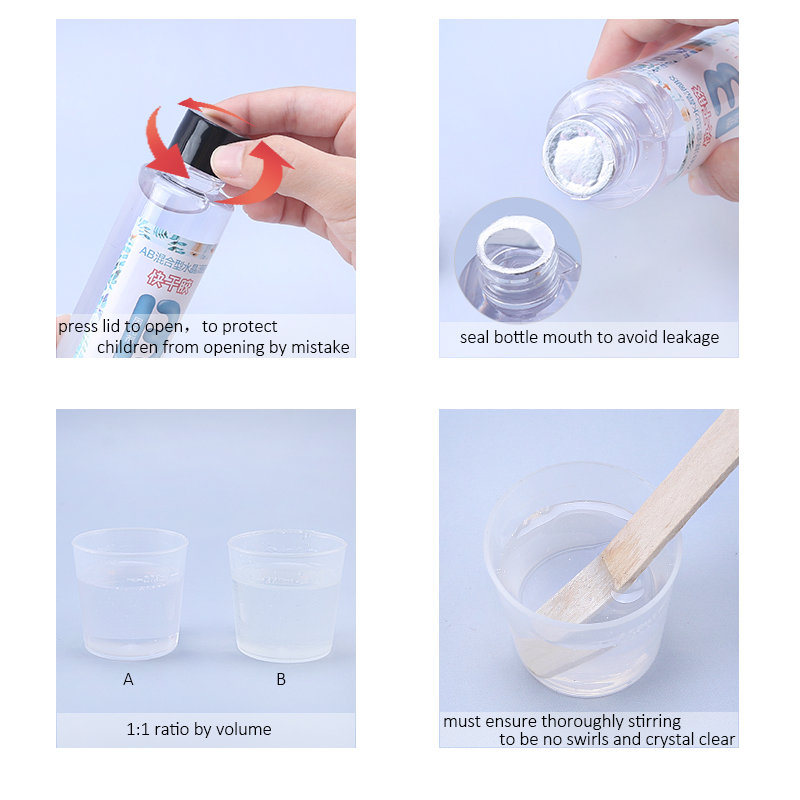 1:1 heldere epoxyhars kristalh - 3D Printing Epoxy Resin recensie en prijs