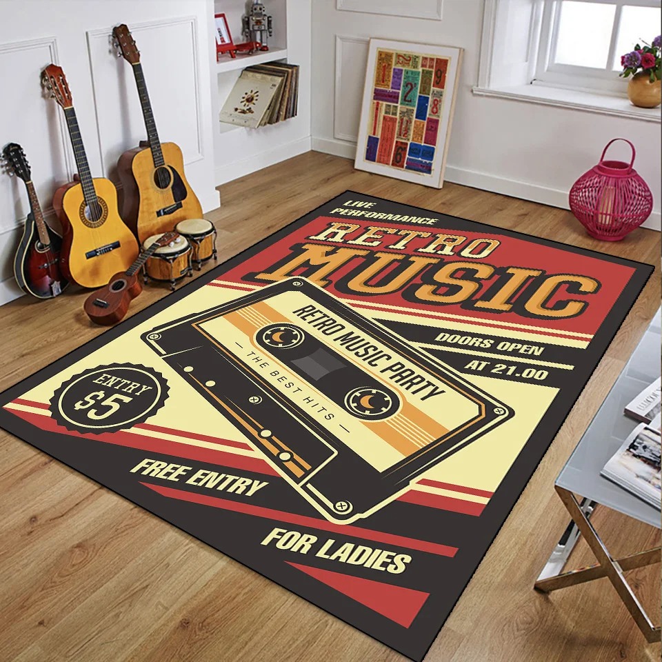 Retro muziek tapijten voor sla - 3D Printing Guitar recensie en prijs