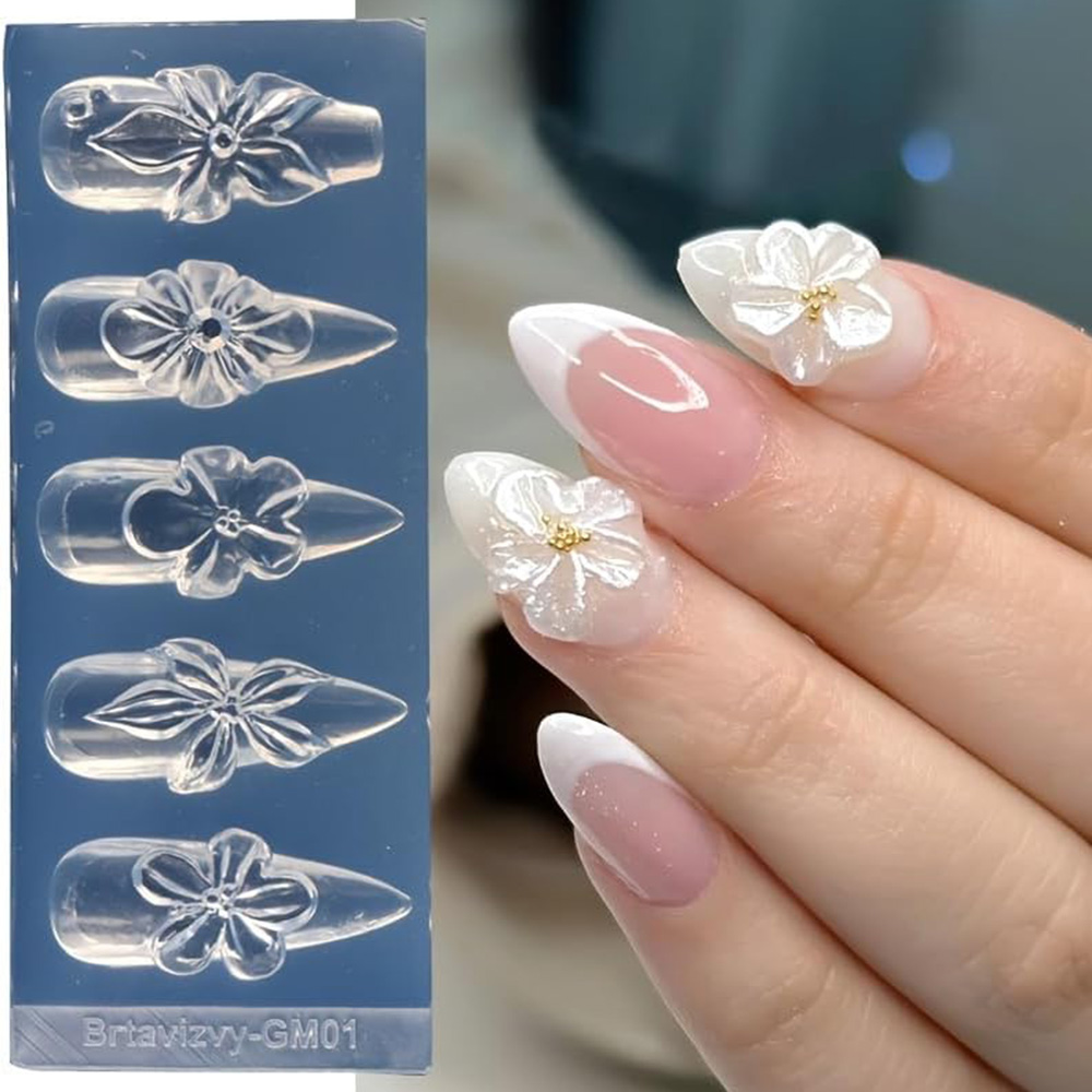Bloemen 3D Nail Art siliconen  - 3D Printing Epoxy Resin recensie en prijs