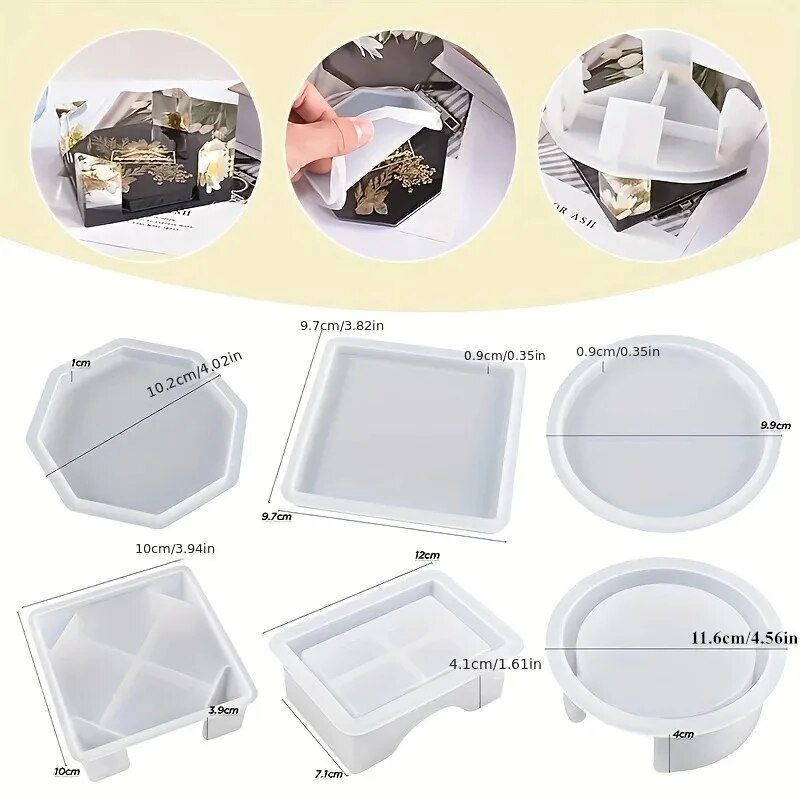 Coaster hars mallen set inclus - 3D Printing Epoxy Resin recensie en prijs