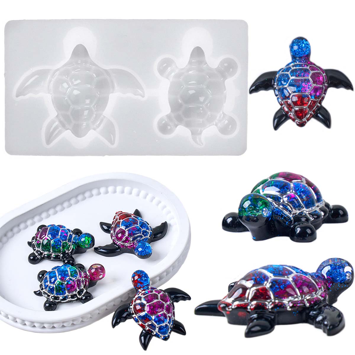 3D zeeschildpad sleutelhanger  - 3D Printing Epoxy Resin recensie en prijs