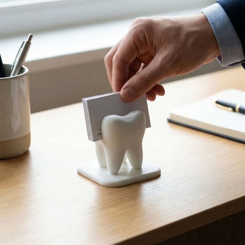 3D-geprinte tandvormige visite - 3D Printing Card recensie en prijs