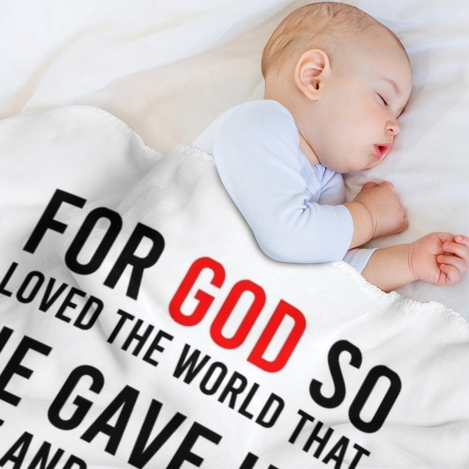 Johannes 3:16 Bijbelvers deken - 3D Printing Verse recensie en prijs