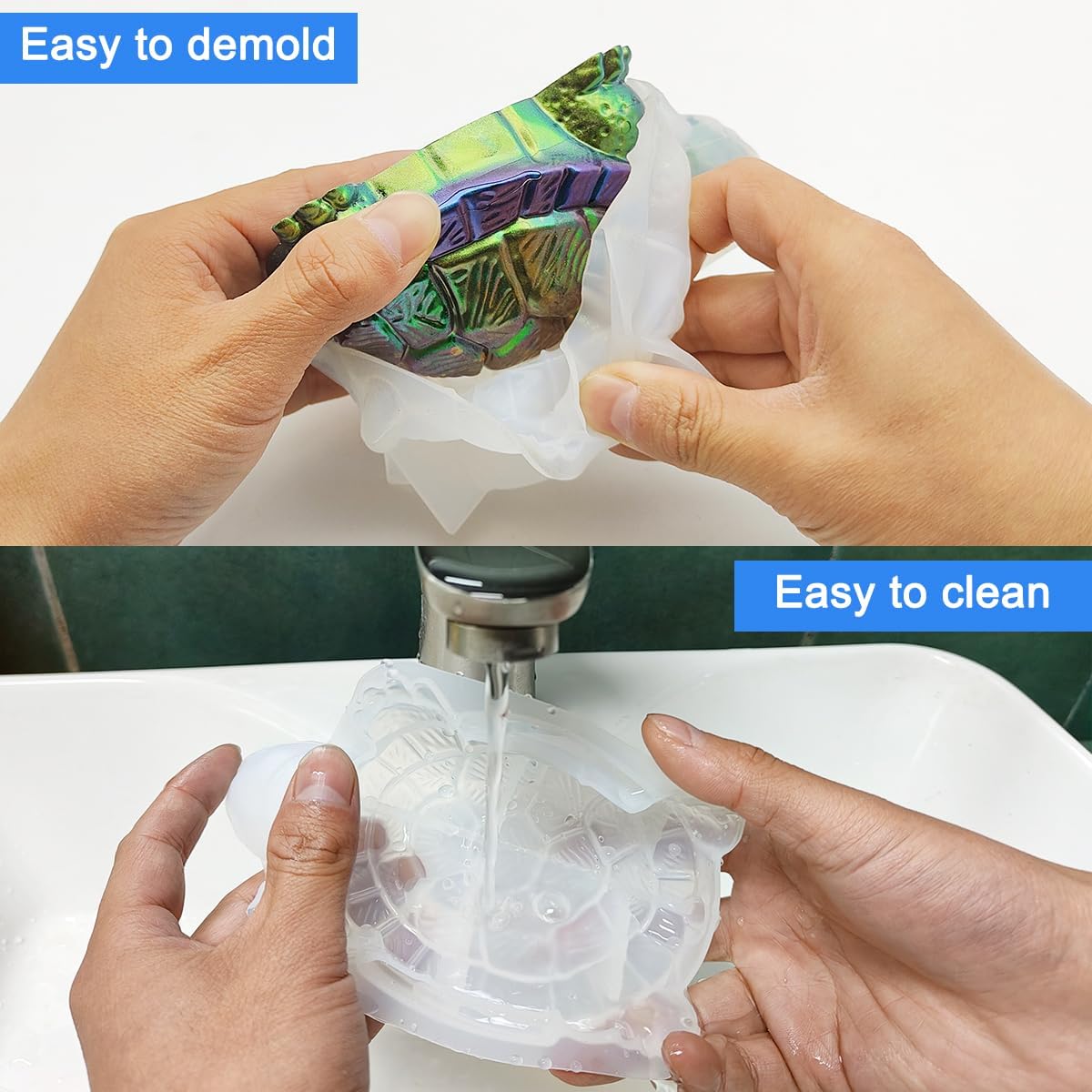3D Schildpad Harsen Molds Dikk - 3D Printing Epoxy Resin recensie en prijs