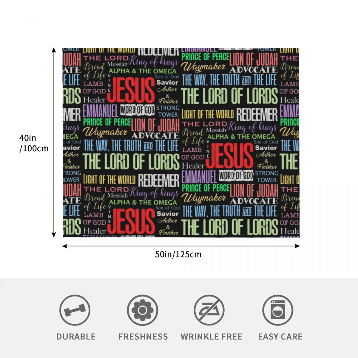 Namen van God Heer Jezus Chris - 3D Printing Verse recensie en prijs