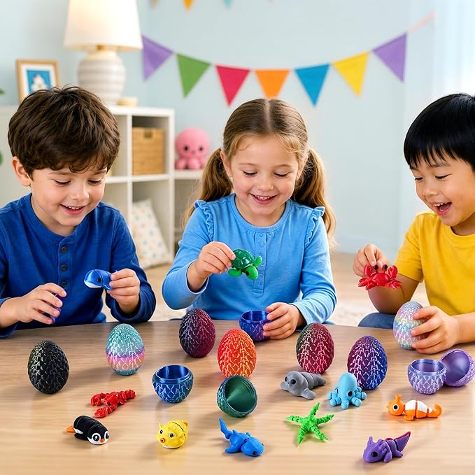 24 stuks 3D geprinte verrassin - 3D Printing Model Free recensie en prijs